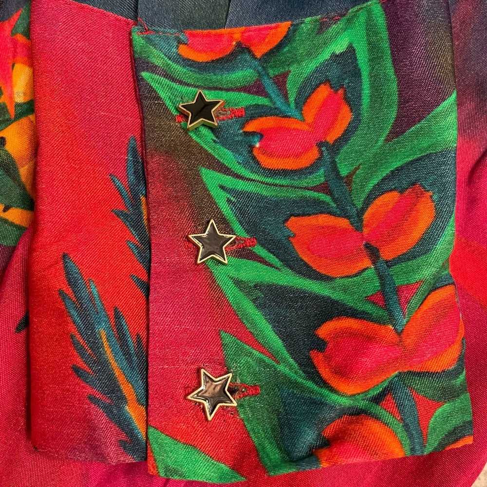 Farm Rio Mixed Diagonal Prints Midi Dress in Mix … - image 11