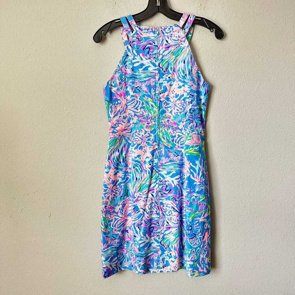 Lilly Pulitzer Pearl Stretch Shift Dress Sz 0 - image 6