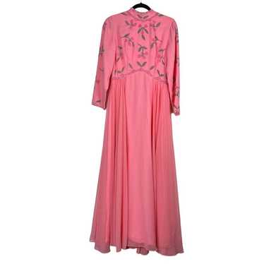 1970's pink gown - image 1
