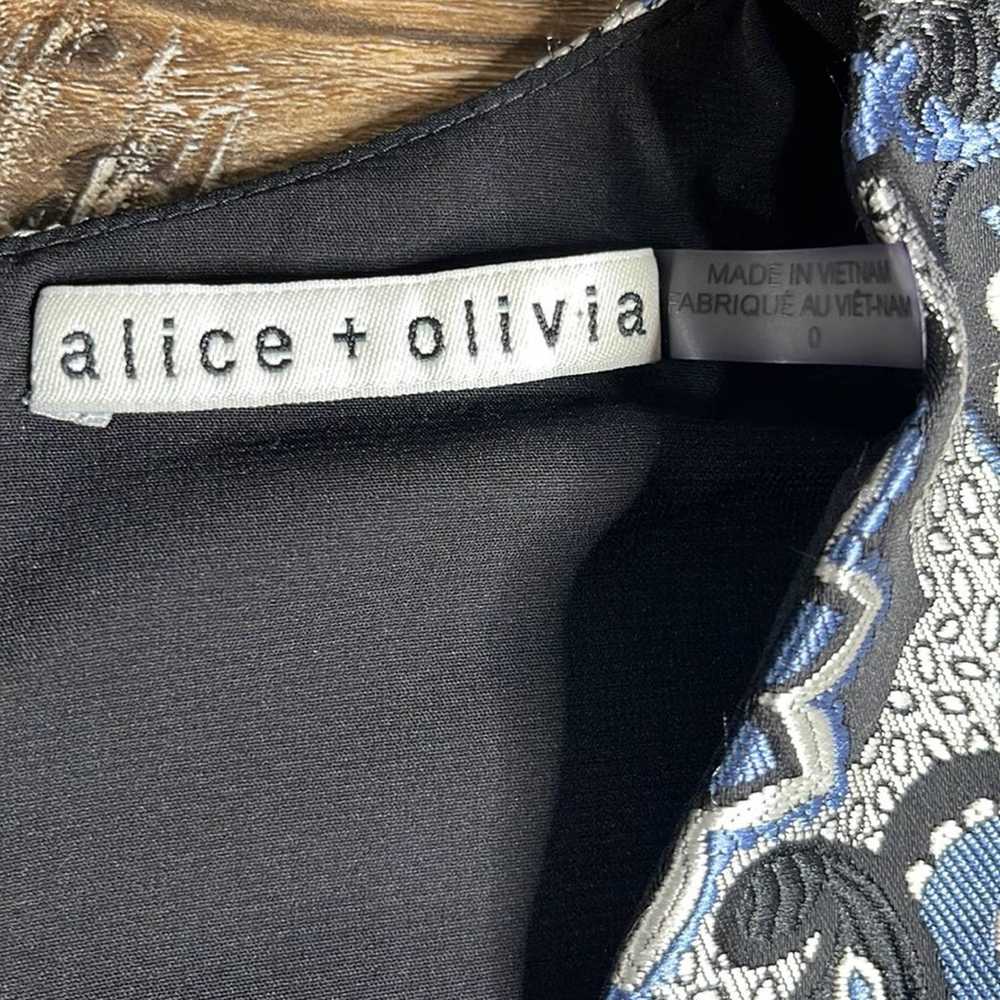 Alice + Olivia Malin Paisley Jacquard Dress - image 5