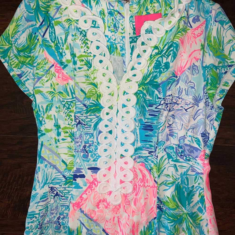 Lilly Pulitzer Bohemian Queen Lace Lattice Cassid… - image 4