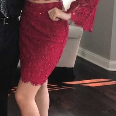 Red 2 Piece Dress