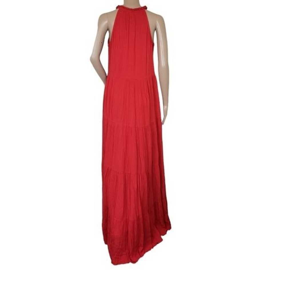 Ella Moss Red Tiered Maxi Dress - image 2