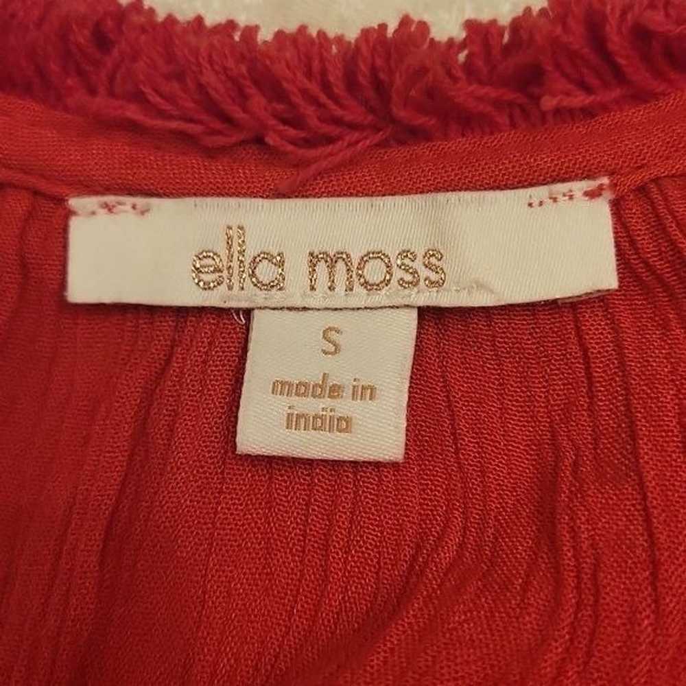 Ella Moss Red Tiered Maxi Dress - image 6