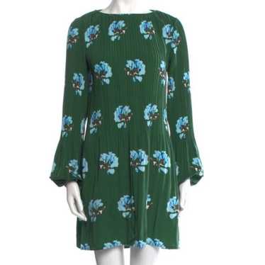 MAJE Floral GREEN Print Mini Dress