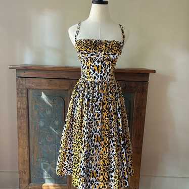 Bernie Dexter leopard Paris dress