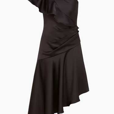 Theia | Lara Ruffle Asymmetric One-Shoulder Dress-