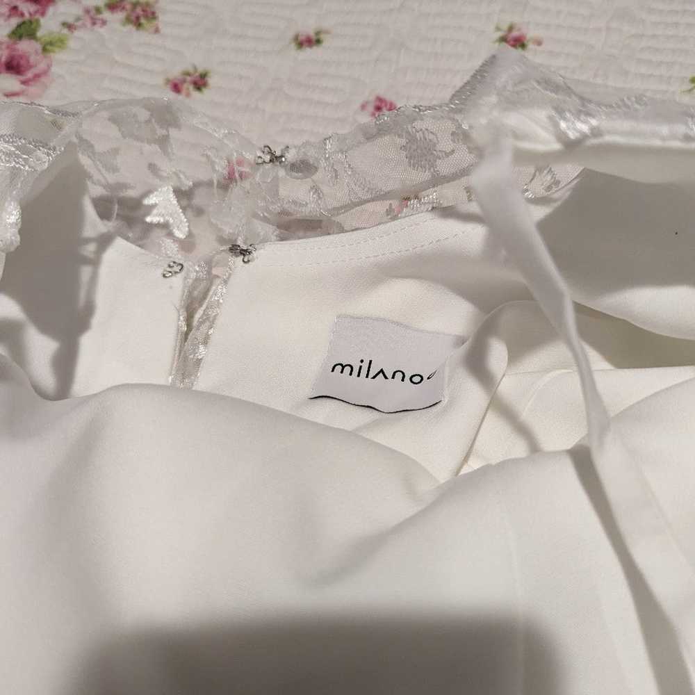 NWOT _ MILANOO_ Simple Wedding Jumpsuit _ XS/S - image 7