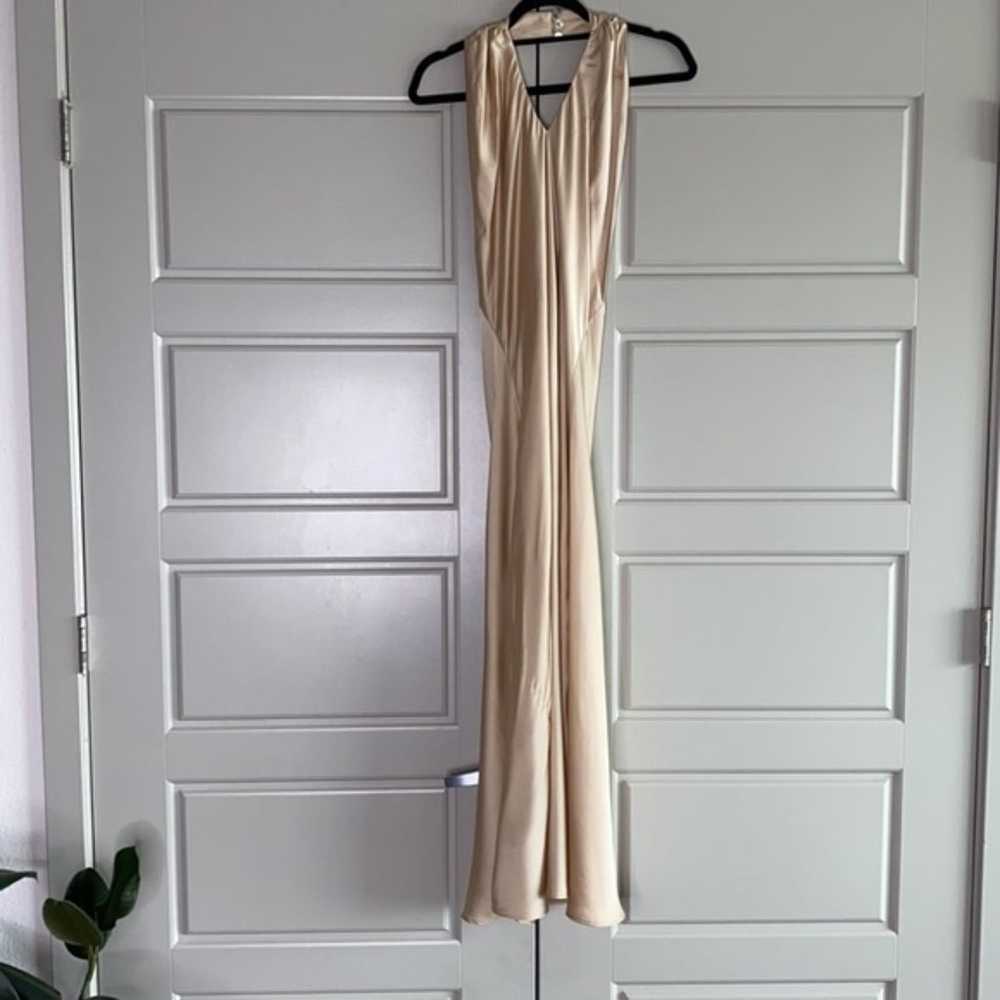 Show Me Your Mumu Champagne Jasmine Midi Halter D… - image 3