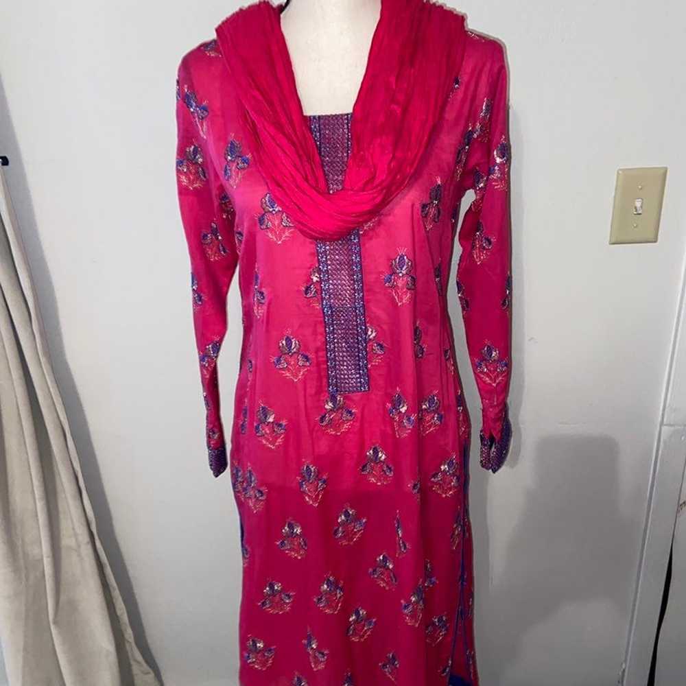 Pakistani Indian Three pieces Suit.Brand Bareeze.… - image 10