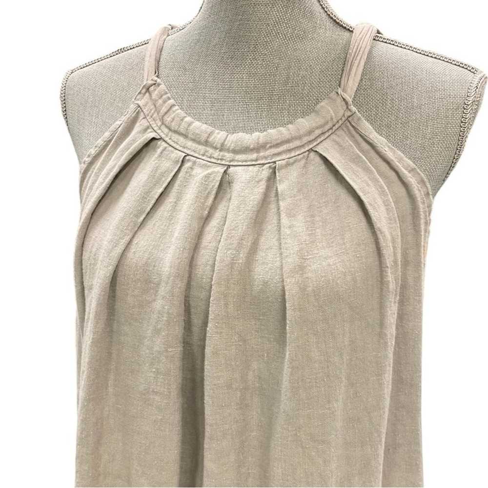 Ambra Italian Linen Dress Womans Size Medium Slee… - image 4