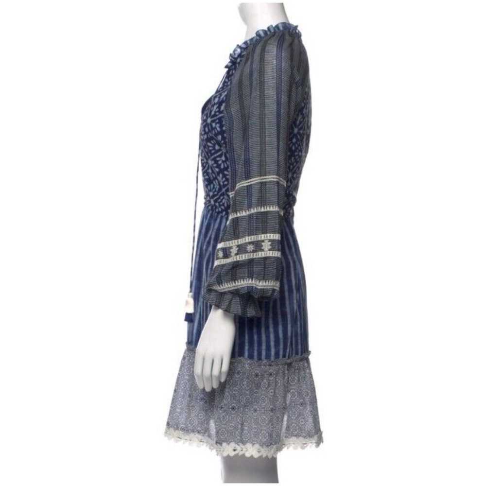 $409 Hemant & Nandita Women's Blue Wht Embroidere… - image 11