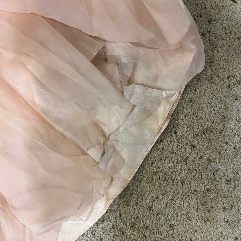 Jovani peach and animal print prom dress - image 9