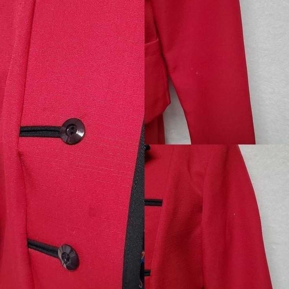 Vintage 1970s Lady Carol Red Paisley Bow Tie Shif… - image 12