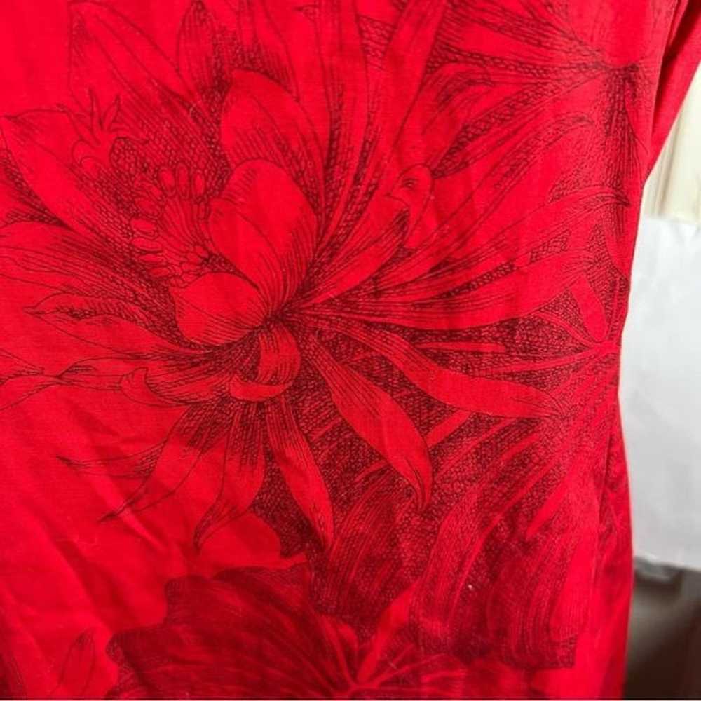 Vintage Two Palms Monstera Ceres Red Cotton Puff … - image 11