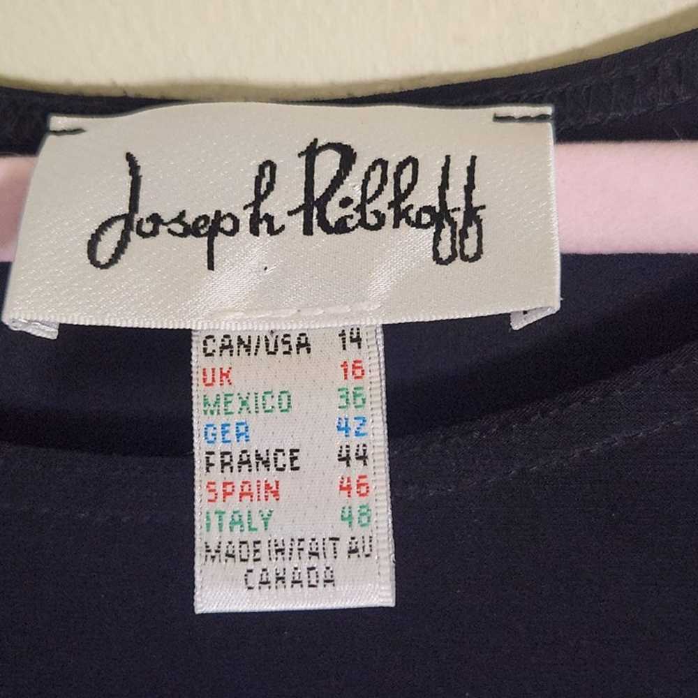Joseph Ribkoff LDS Tunic Black White Hot Pink Ret… - image 3