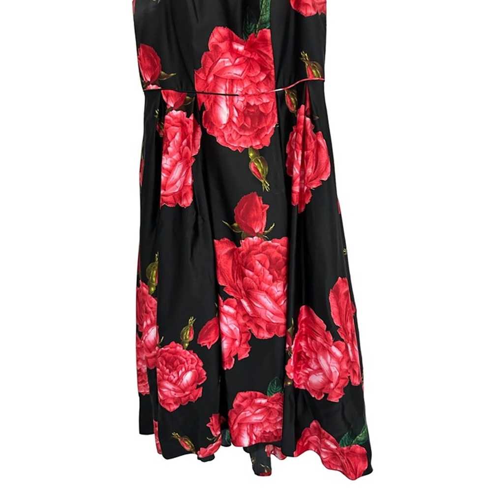 CAMILLE LA VIE Floral Black Rose Gown Sz 14W - image 11