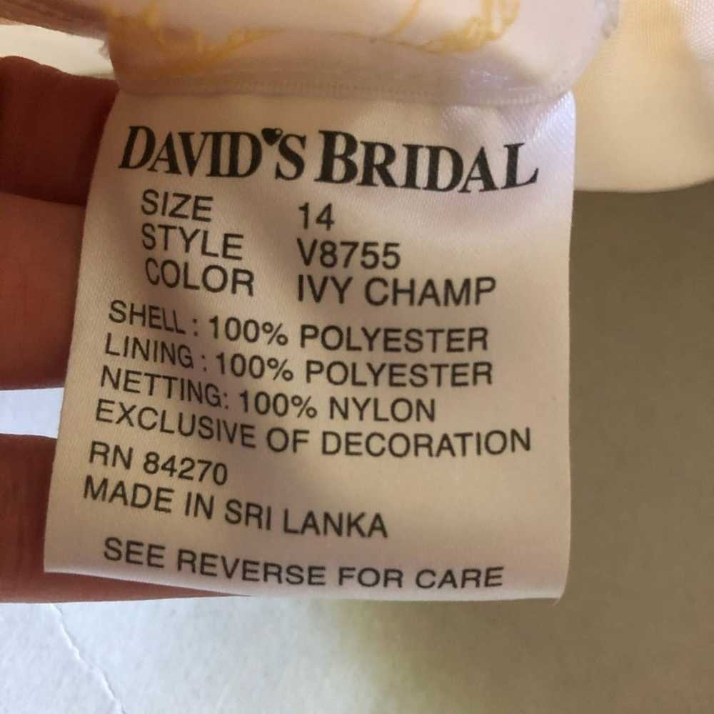David’s Bridal Wedding Dress - image 8