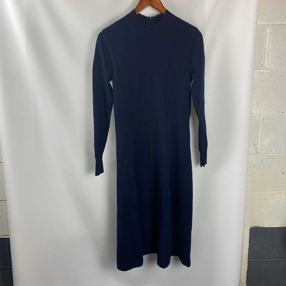 Veronica Beard dress midi long  Sleeve Dress L bl… - image 2