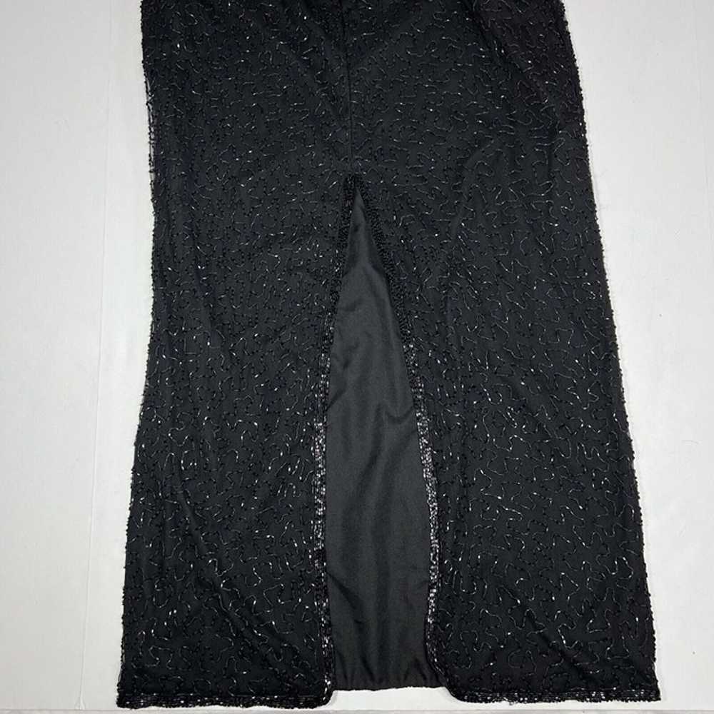 Vintage LAURENCE KAZAR Gown Dress Short Sleeve Em… - image 11