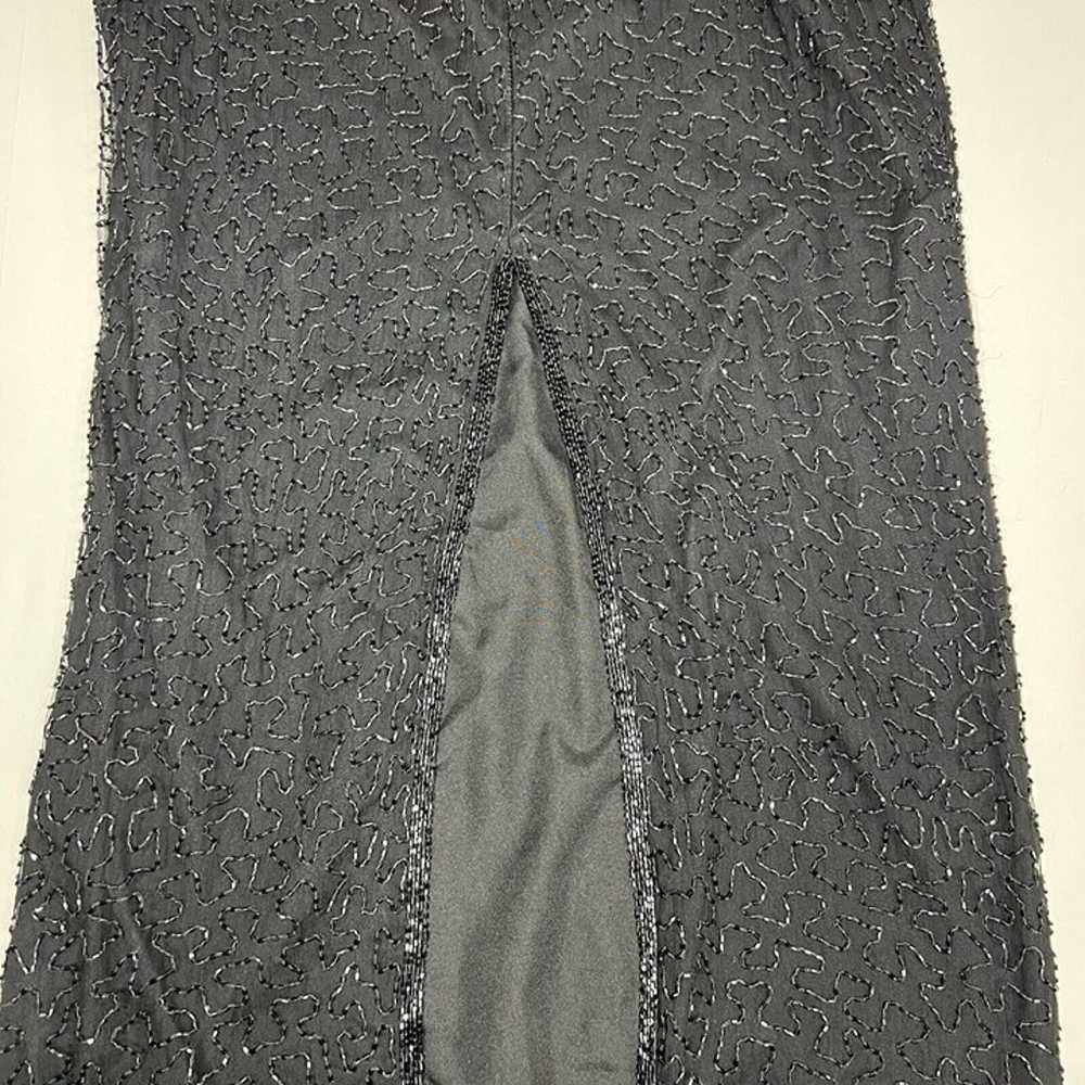 Vintage LAURENCE KAZAR Gown Dress Short Sleeve Em… - image 12