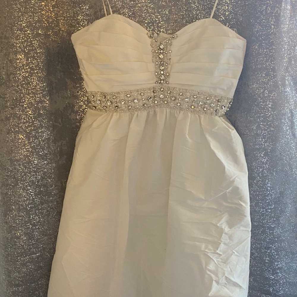 Beaded Short Wedding Gown - image 4
