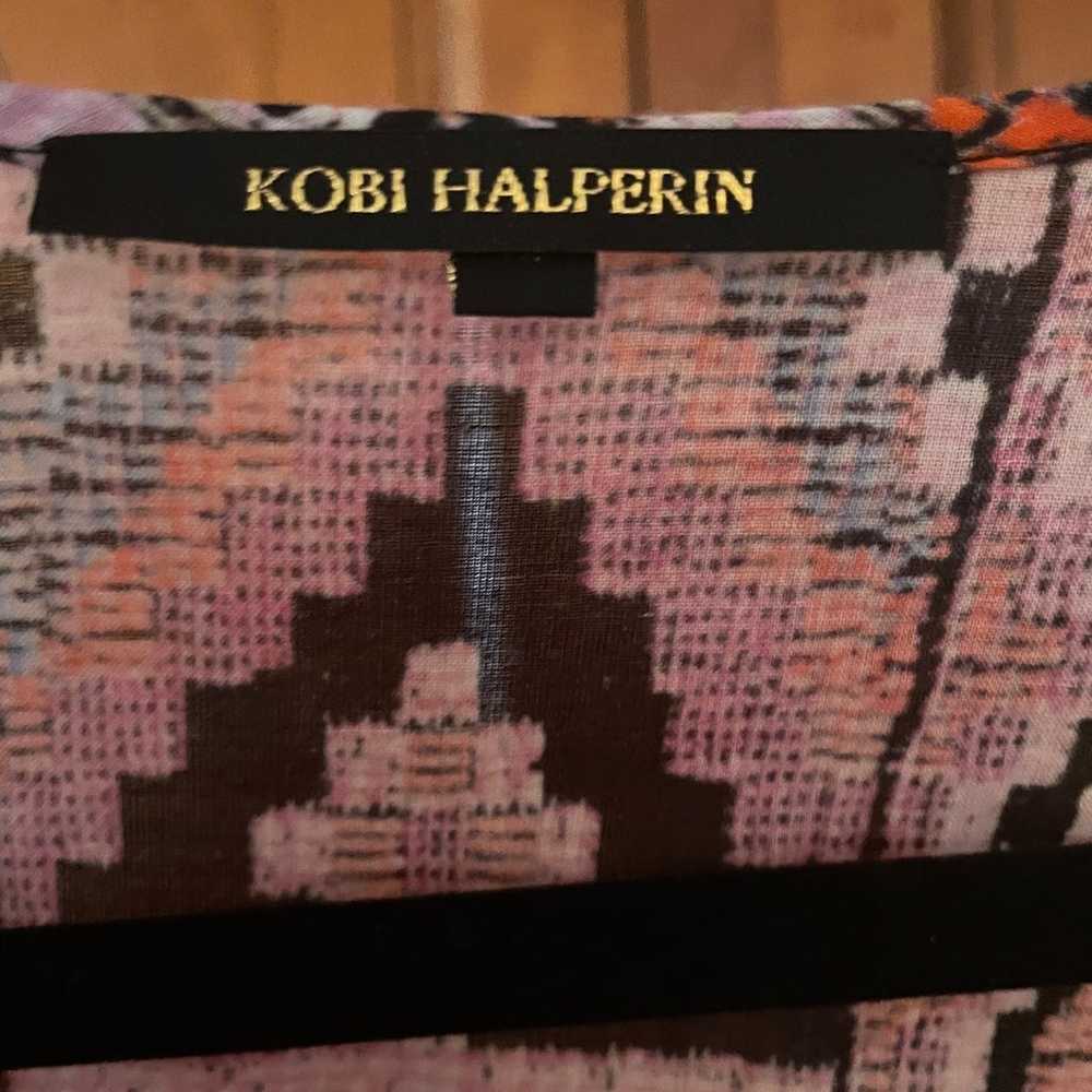 Kobi  Halperin Rosa Ikat Bell Sleeve Midi Dress S… - image 3
