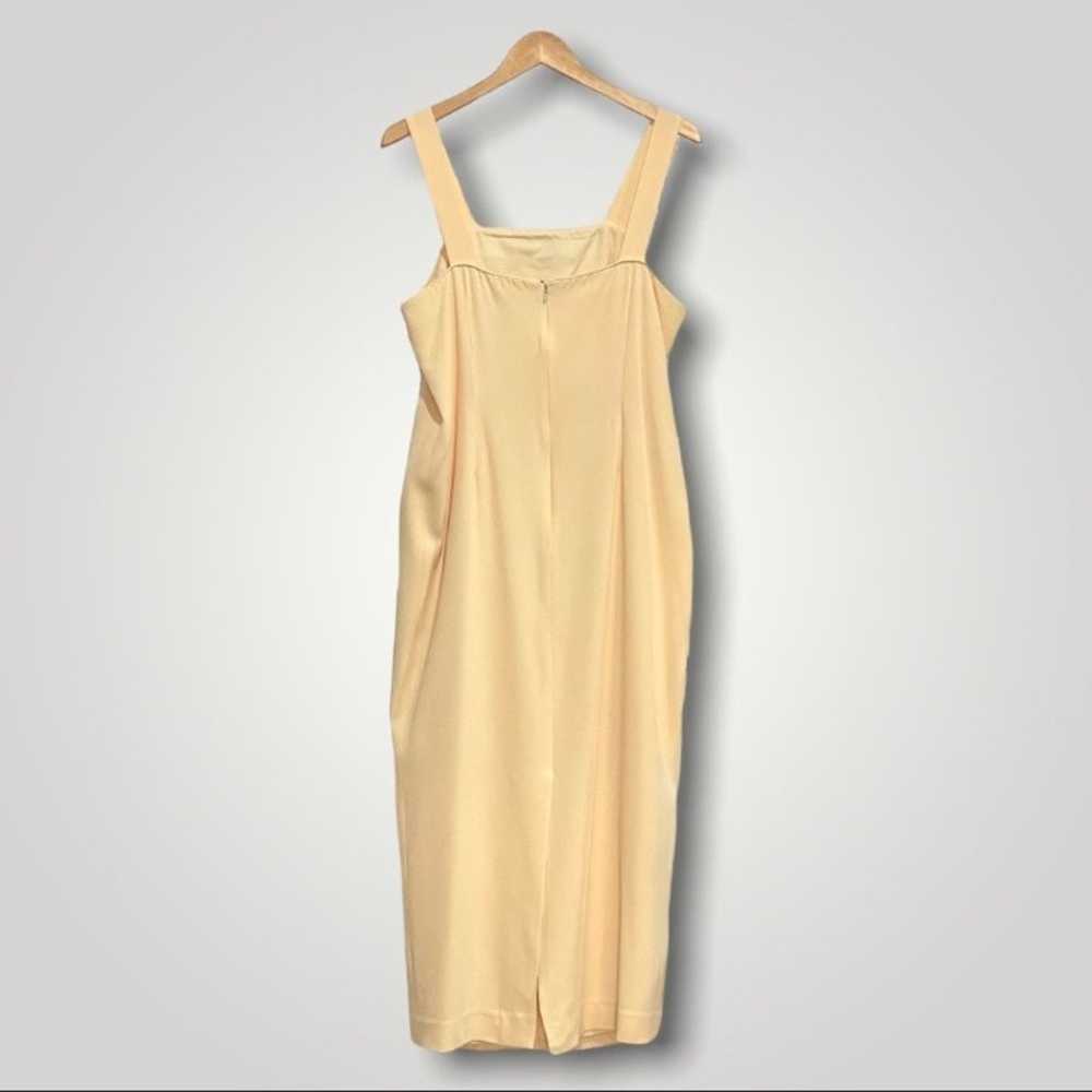 Vtg 2 piece Long Formal Column Dress and Beaded J… - image 6