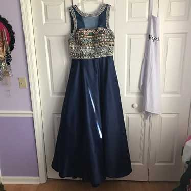 Navy Rachel Allan prom dress - image 1