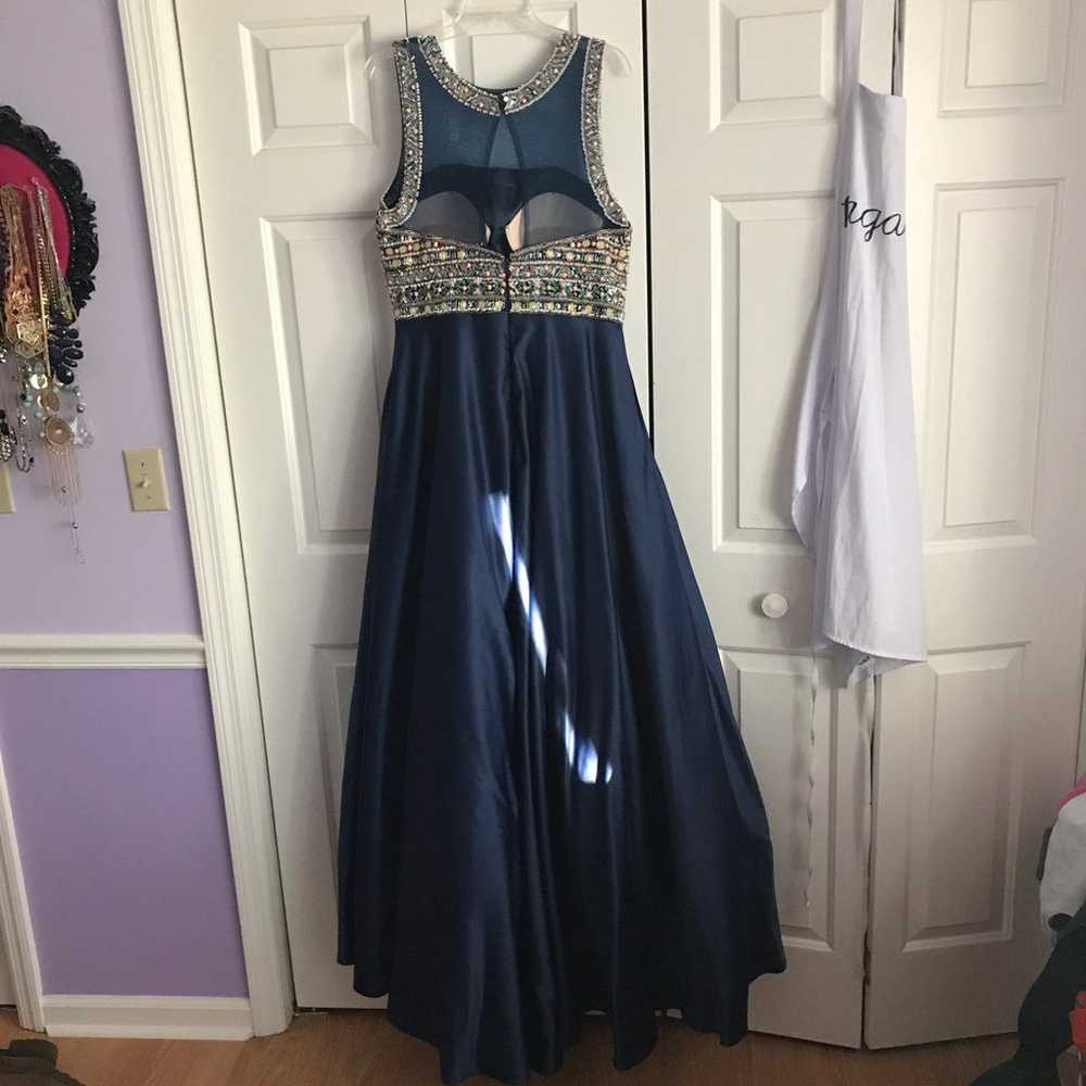 Navy Rachel Allan prom dress - image 3