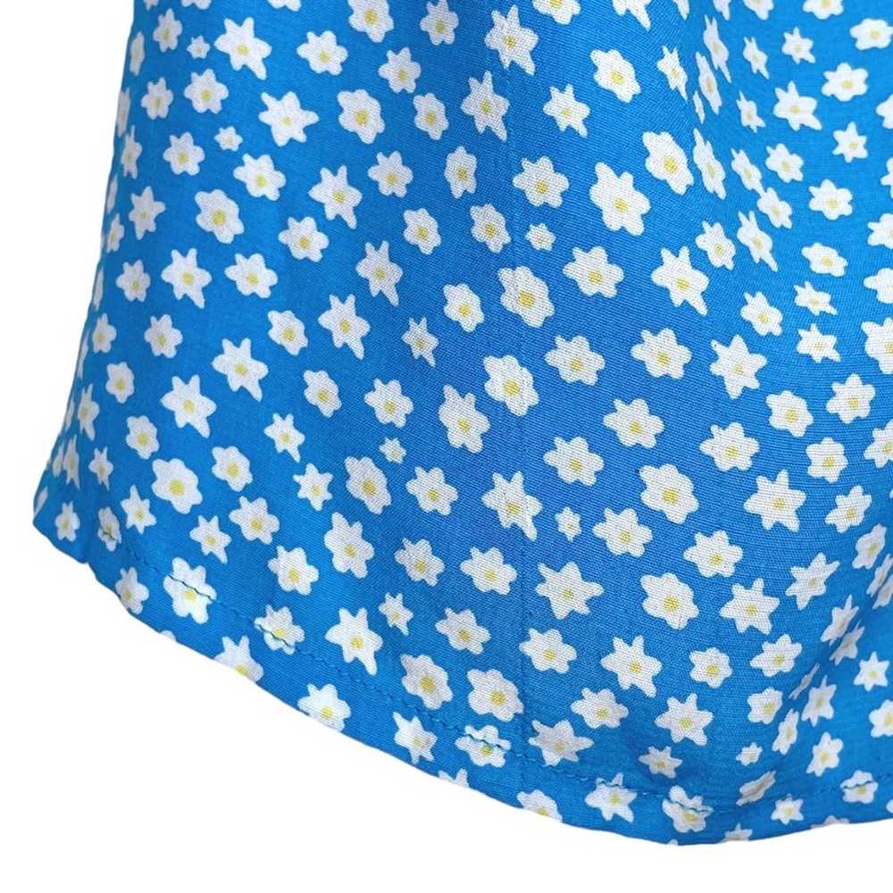 With Jean Blue Daisy Floral Isabelle Mini Dress -… - image 10