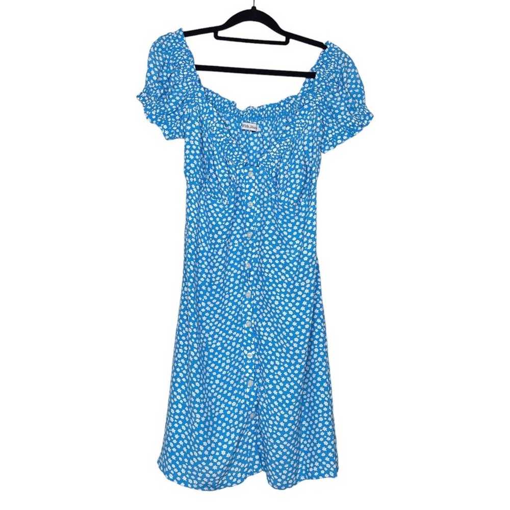 With Jean Blue Daisy Floral Isabelle Mini Dress -… - image 4