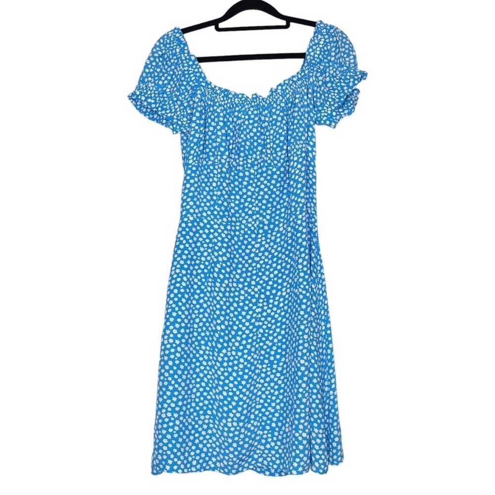With Jean Blue Daisy Floral Isabelle Mini Dress -… - image 5