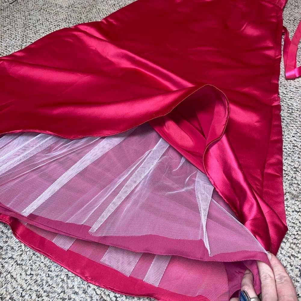 Gorgeous Fuchsia Pageant Dress Plus Size Lace Up … - image 10