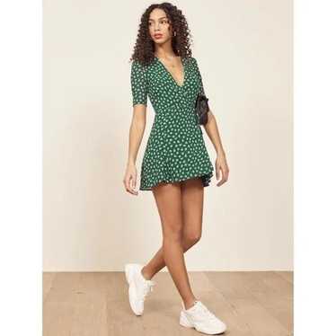 Reformation Lucky Dress - XS Green Chive - image 1