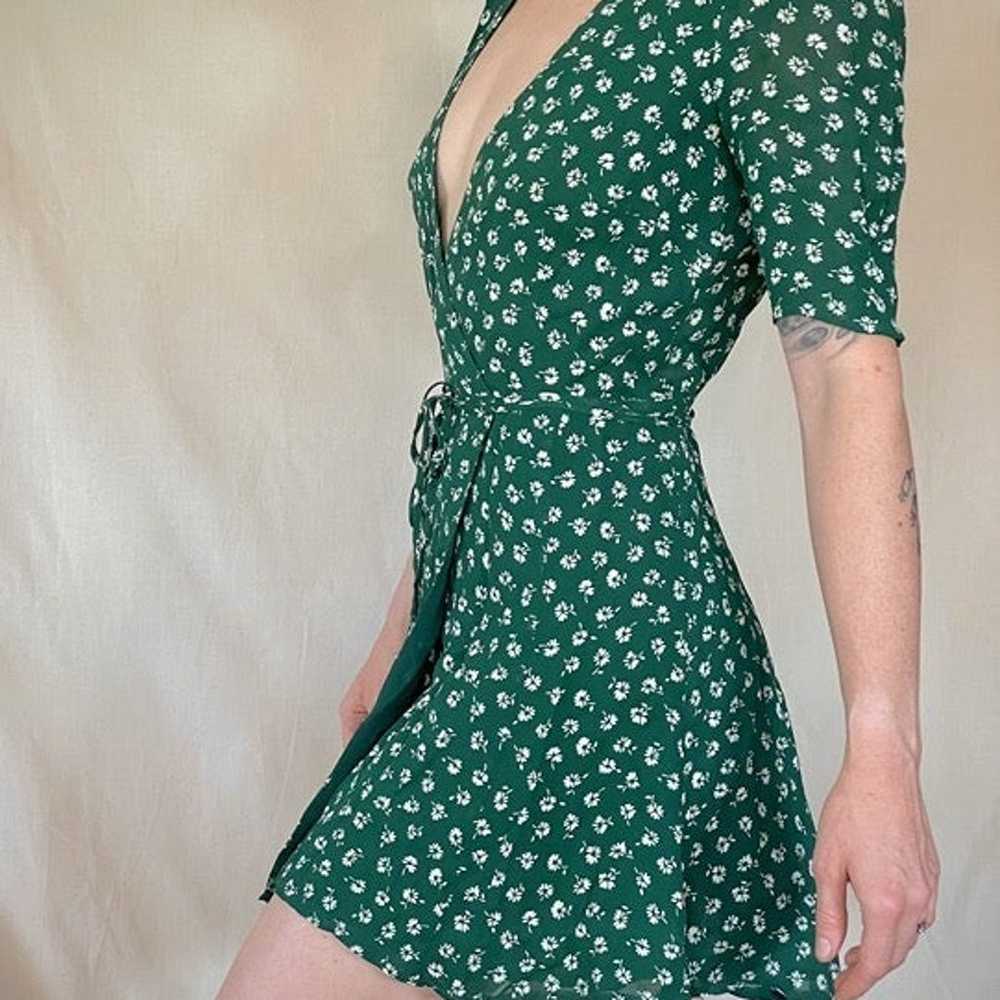 Reformation Lucky Dress - XS Green Chive - image 4
