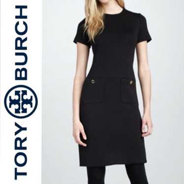 Tory Burch Anthea Black Wool Dress
