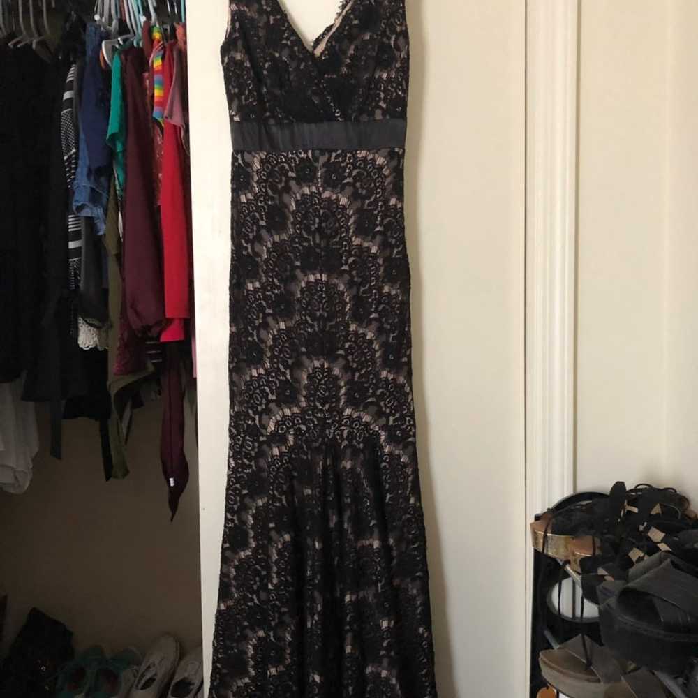 Black Lace Formal Dress - image 2
