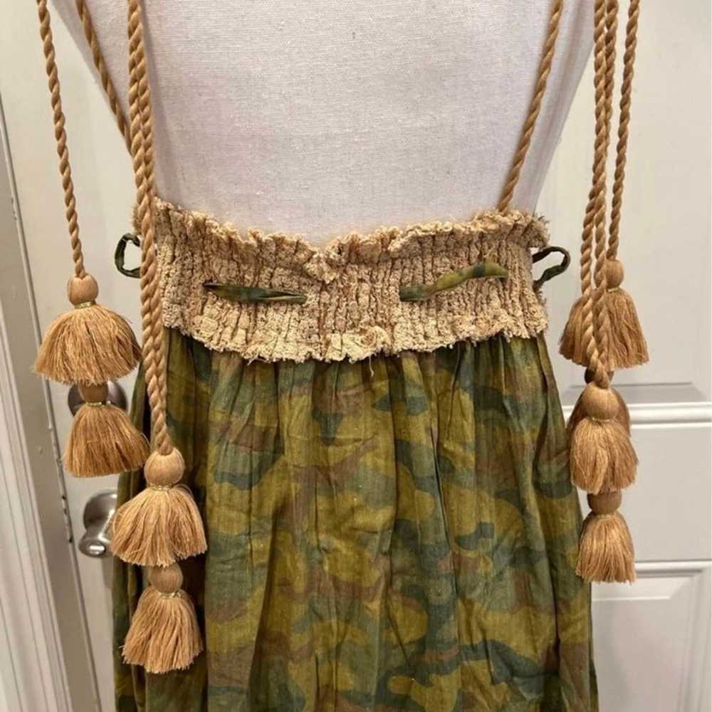 BoHo green dress - image 7