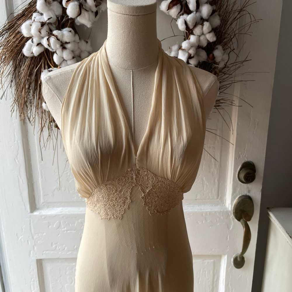 Vintage 1930’s Silk Night Gown! - image 2