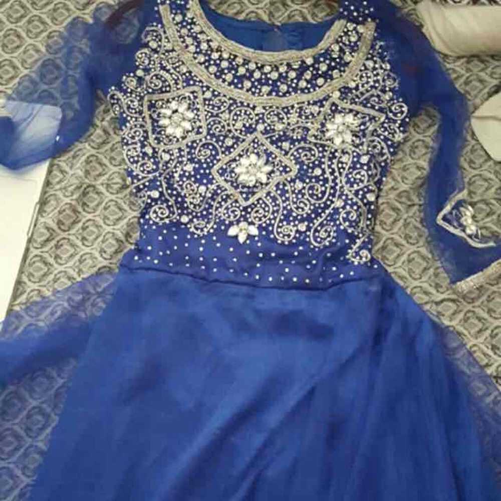 Royal Blue Prom Party Dress Evening Gown - image 3