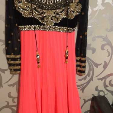 Indian Pakistani Flared Dress Gown - image 1