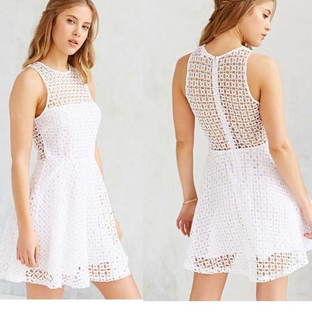 White Crochet Lace Dress - image 1