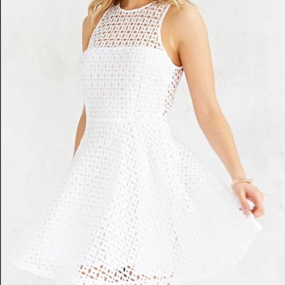 White Crochet Lace Dress - image 2