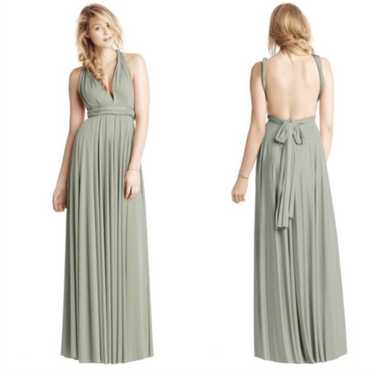 BHLDN Twobirds Ginger Convertible Maxi Dress in S… - image 1