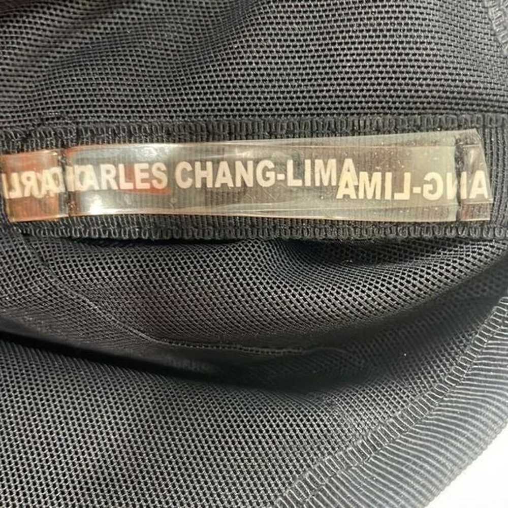 Charles Chang Lima Black Brocade Strapless Aline … - image 5