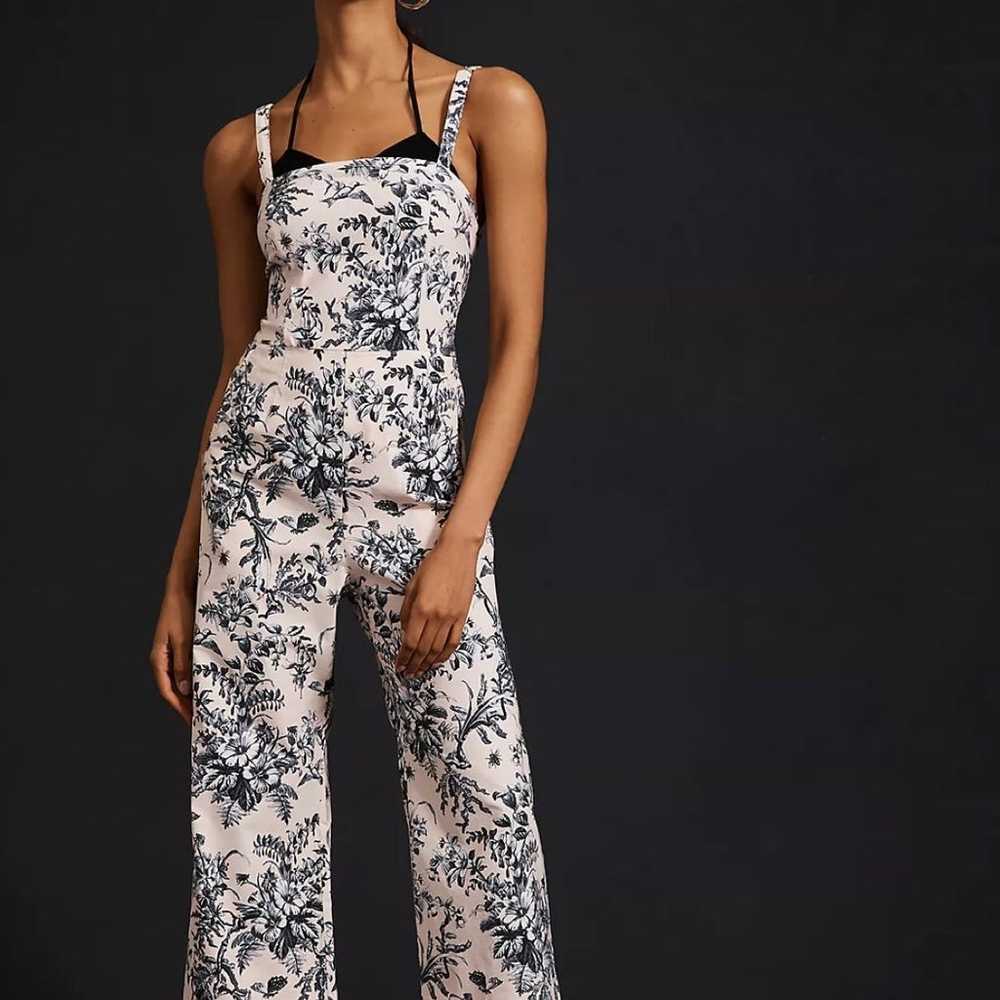 Anthropologie Maeve Strappy Jumpsuit, size 14 - image 1