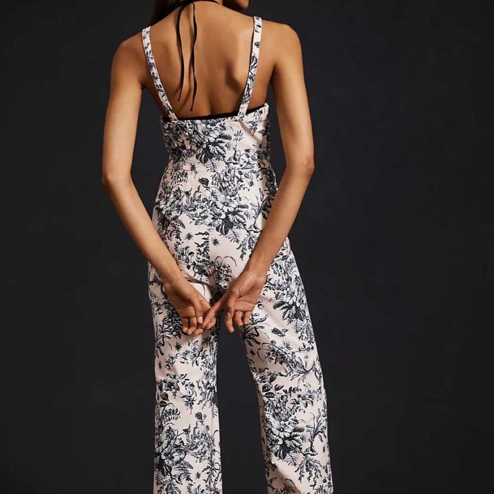Anthropologie Maeve Strappy Jumpsuit, size 14 - image 2