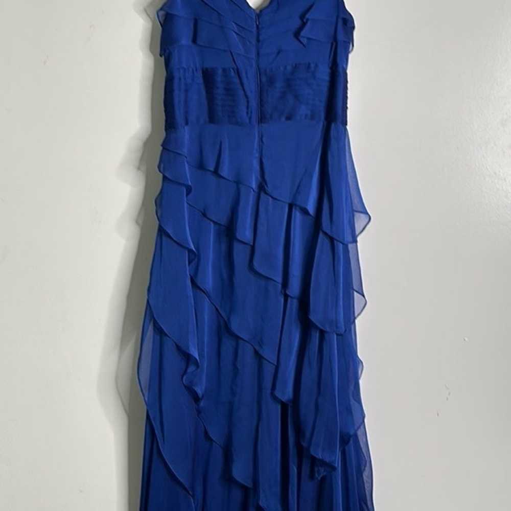Adrianna papell blue gown size 12 - image 10