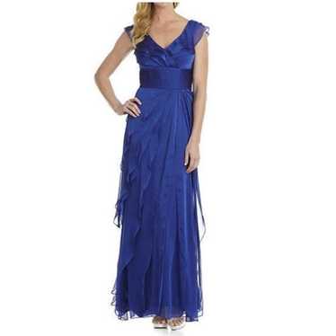 Adrianna papell blue gown size 12 - image 1